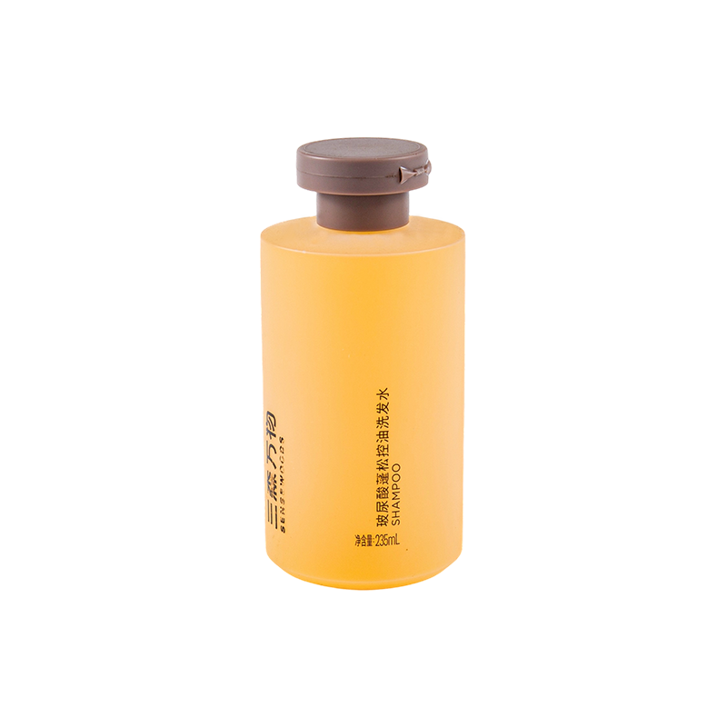 Frasco redondo de PP resistente a produtos químicos e ao desgaste de 230ml